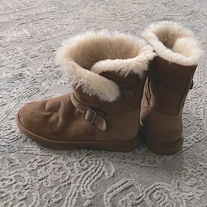 Brown ugglike boots Size 8